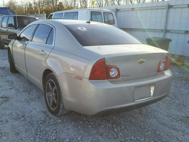 1G1ZG57B29F249278 - 2009 CHEVROLET MALIBU LS GOLD photo 3