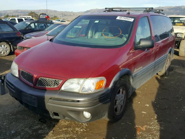 1GMDV13E34D125276 - 2004 PONTIAC MONTANA LU MAROON photo 2