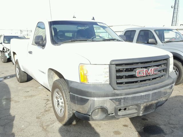 1GTEC14X08Z109267 - 2008 GMC SIERRA C15 WHITE photo 1