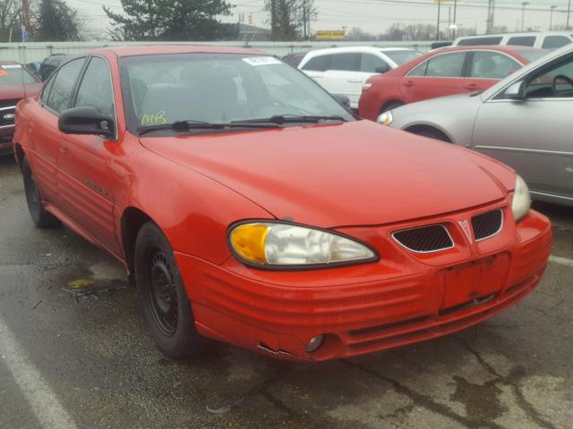 1G2NE52TX1M623667 - 2001 PONTIAC GRAND AM S RED photo 1