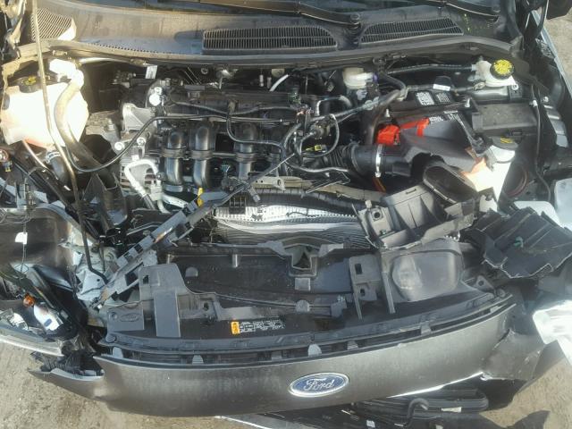 3FADP4BJ0HM103380 - 2017 FORD FIESTA SE GRAY photo 7