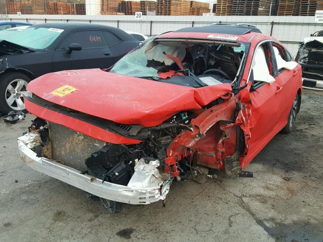 2HGFC2F72HH562931 - 2017 HONDA CIVIC EX 红色 照片 2
