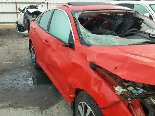 2HGFC2F72HH562931 - 2017 HONDA CIVIC EX RED photo 9