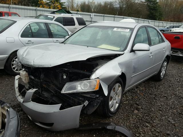 5NPET46CX8H378606 - 2008 HYUNDAI SONATA GLS GRAY photo 2