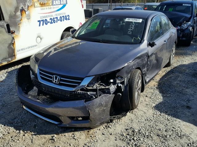 1HGCR2F58EA265124 - 2014 HONDA ACCORD SPO SILVER photo 2