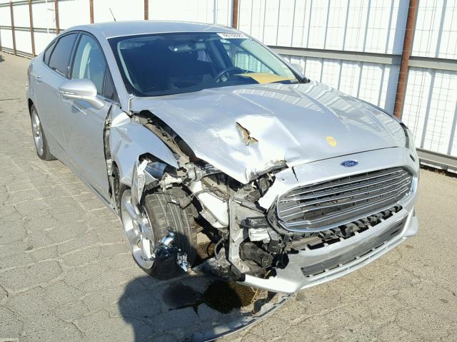 3FA6P0HD2ER207953 - 2014 FORD FUSION SE SILVER photo 1