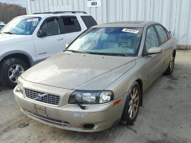 YV1TH59H341364046 - 2004 VOLVO S80 2.5T GOLD photo 2