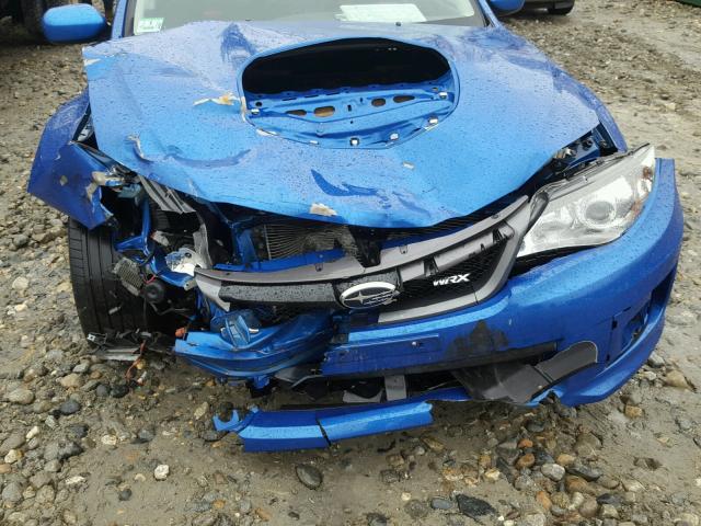 JF1GV7E68DG009859 - 2013 SUBARU IMPREZA WR BLUE photo 9