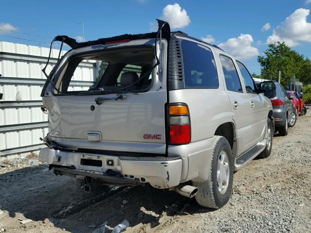 1GKEK63U04J129555 - 2004 GMC YUKON DENA SILVER photo 4