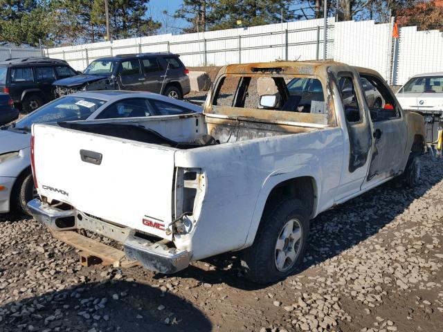 1GTDT196858256725 - 2005 GMC CANYON WHITE photo 4