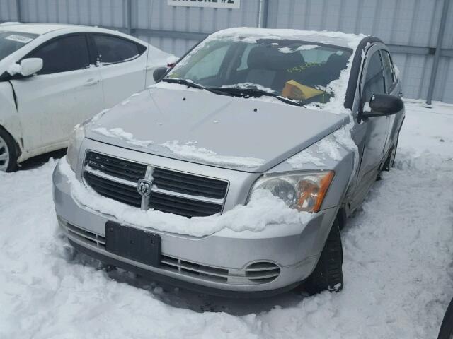 1B3CB4HA4AD527921 - 2010 DODGE CALIBER SX SILVER photo 2