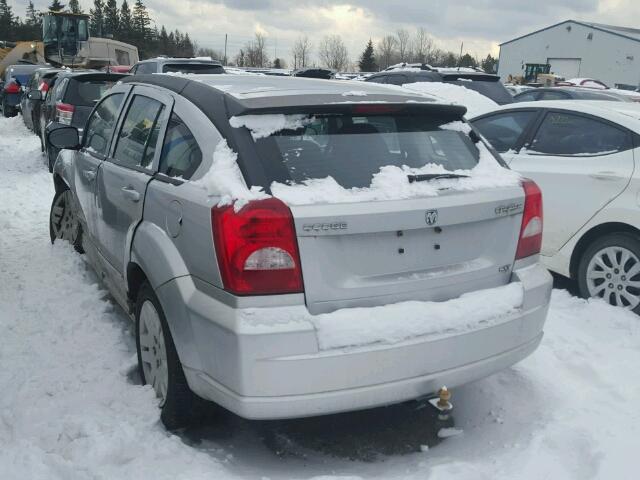 1B3CB4HA4AD527921 - 2010 DODGE CALIBER SX SILVER photo 3