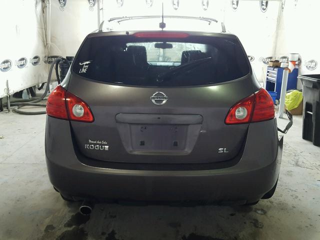 JN8AS5MT4AW024420 - 2010 NISSAN ROGUE S GRAY photo 9