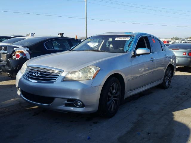 JN1CY0AR1AM961996 - 2010 INFINITI M35 BASE SILVER photo 2