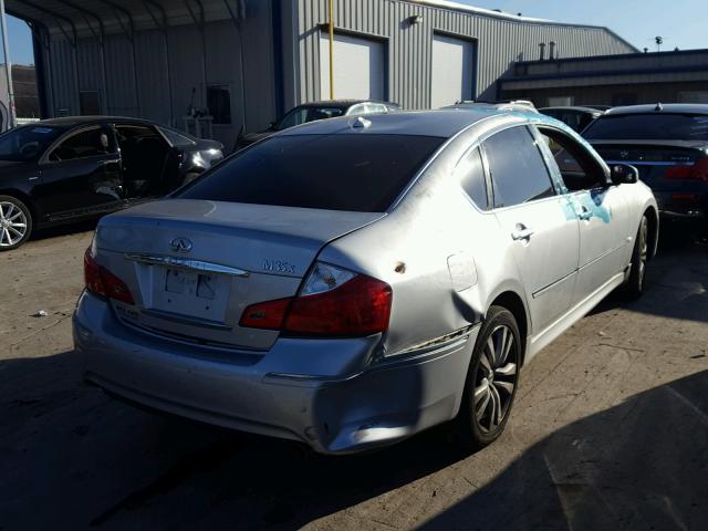 JN1CY0AR1AM961996 - 2010 INFINITI M35 BASE SILVER photo 4