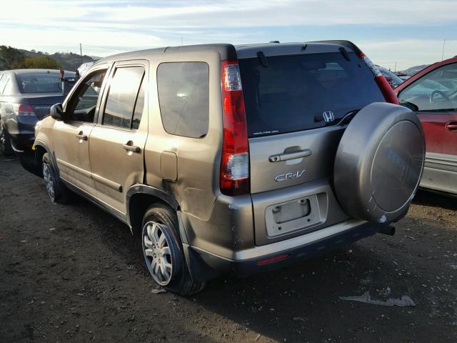 JHLRD789X5C002189 - 2005 HONDA CR-V SE TAN photo 3