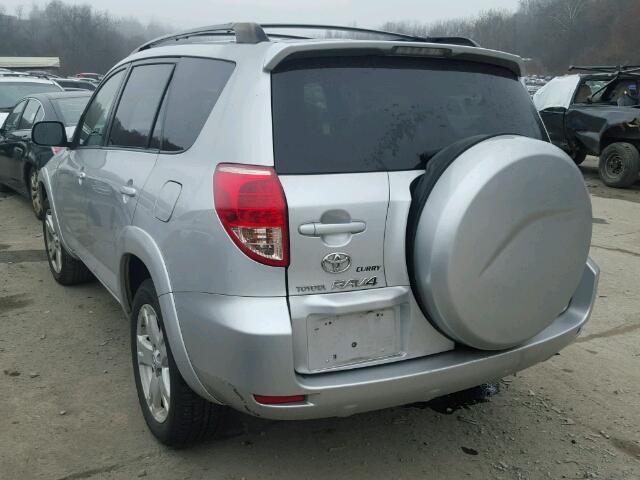 JTMBD32VX76047812 - 2007 TOYOTA RAV4 SPORT SILVER photo 3