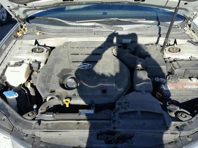 5NPEU46F39H476448 - 2009 HYUNDAI SONATA SE SILVER photo 7