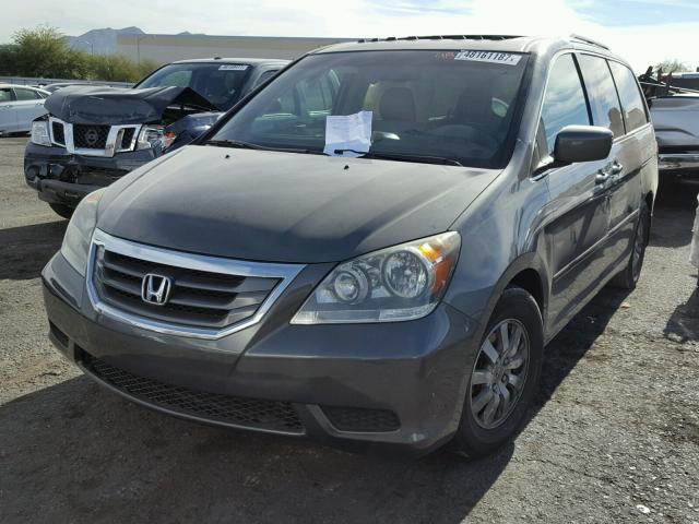 5FNRL386X8B417275 - 2008 HONDA ODYSSEY EX CHARCOAL photo 2