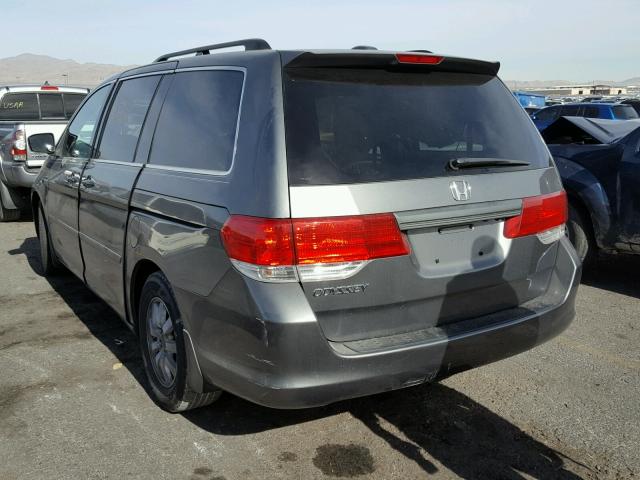 5FNRL386X8B417275 - 2008 HONDA ODYSSEY EX CHARCOAL photo 3