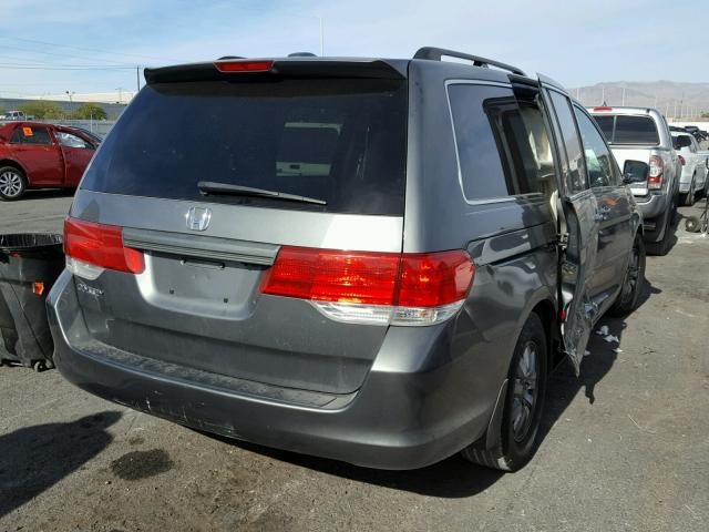 5FNRL386X8B417275 - 2008 HONDA ODYSSEY EX CHARCOAL photo 4