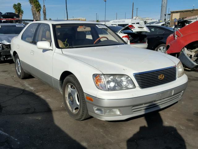 JT8BH28F8Y0173247 - 2000 LEXUS LS 400 WHITE photo 1