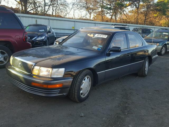 JT8UF11EXP0164753 - 1993 LEXUS LS 400 BLACK photo 2