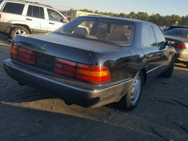 JT8UF11EXP0164753 - 1993 LEXUS LS 400 BLACK photo 4