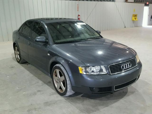 WAUJC68E13A147695 - 2003 AUDI A4 1.8T GRAY photo 1