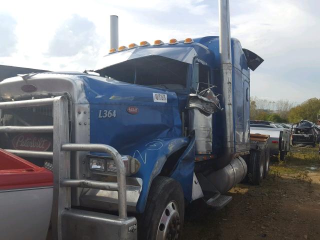 1XP5DB9X42N585191 - 2002 PETERBILT 379 BLUE photo 2