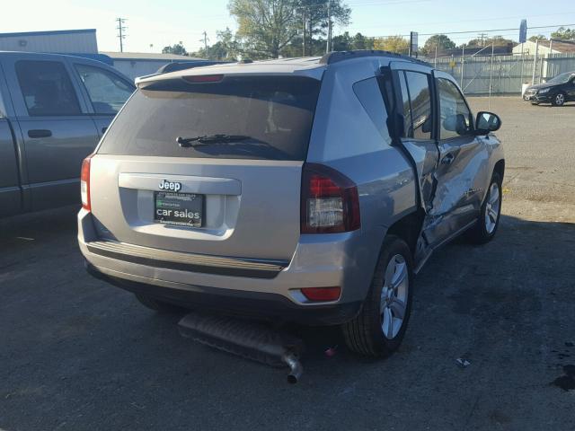 1C4NJCBA9GD640933 - 2016 JEEP COMPASS SP SILVER photo 4