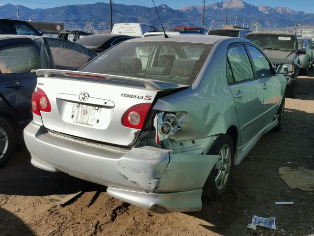 1NXBR32E15Z403232 - 2005 TOYOTA COROLLA CE SILVER photo 4