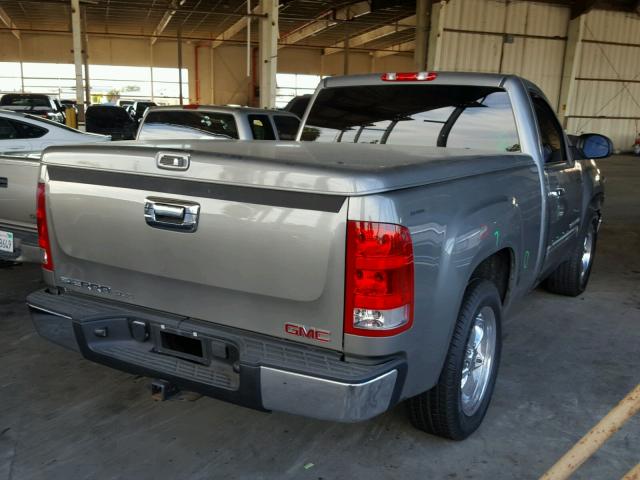 1GTEC14C87Z547711 - 2007 GMC NEW SIERRA GRAY photo 4