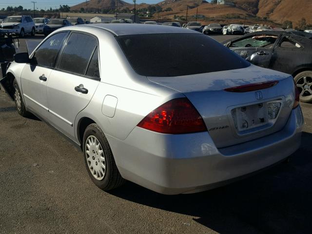 JHMCM56177C015939 - 2007 HONDA ACCORD VAL SILVER photo 3