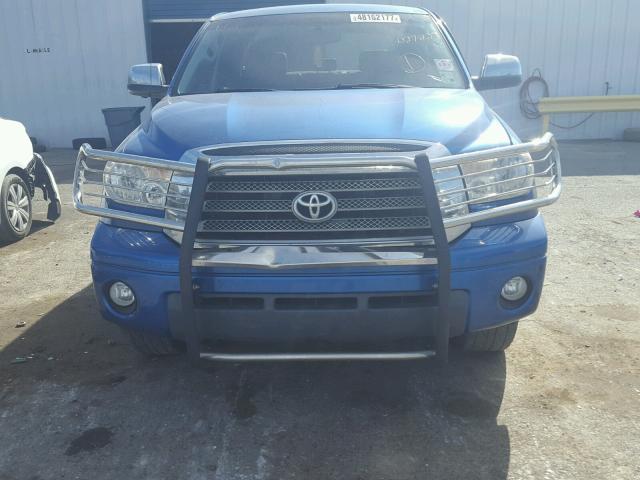 5TFEV58177X027229 - 2007 TOYOTA TUNDRA CRE BLUE photo 7