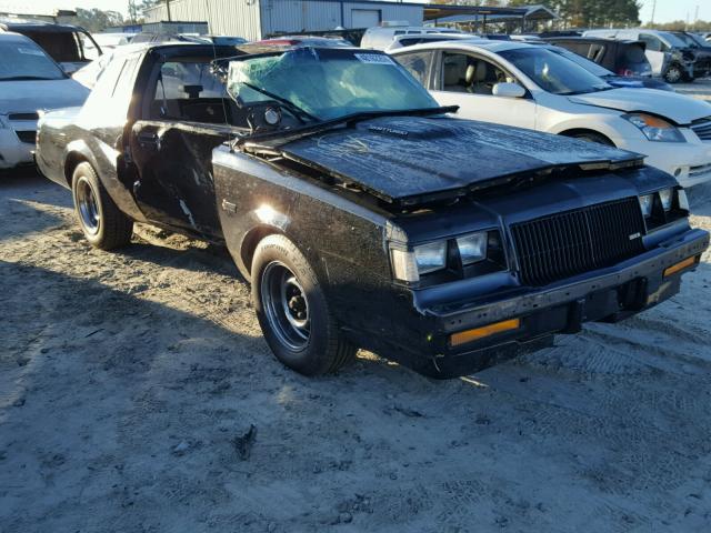 1G4GJ1178HP451124 - 1987 BUICK GDNATIONAL BLACK photo 1