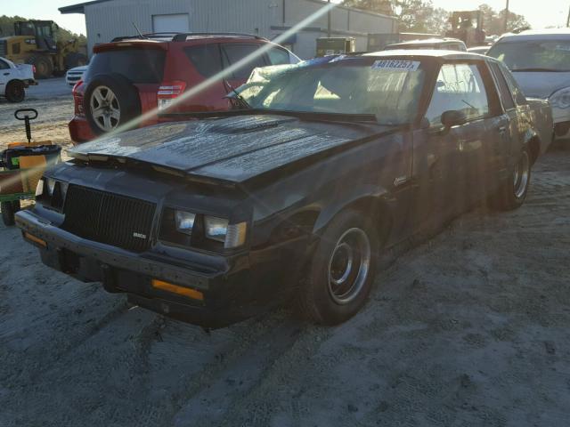 1G4GJ1178HP451124 - 1987 BUICK GDNATIONAL 黑色 照片 2