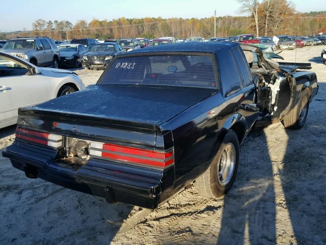 1G4GJ1178HP451124 - 1987 BUICK GDNATIONAL 黑色 照片 4