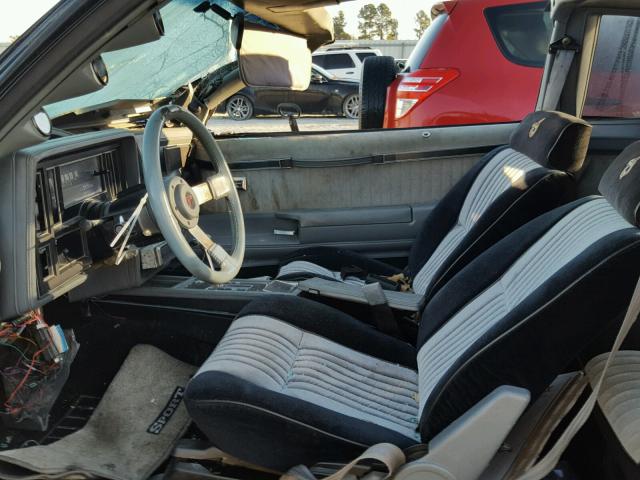 1G4GJ1178HP451124 - 1987 BUICK GDNATIONAL 黑色 照片 5