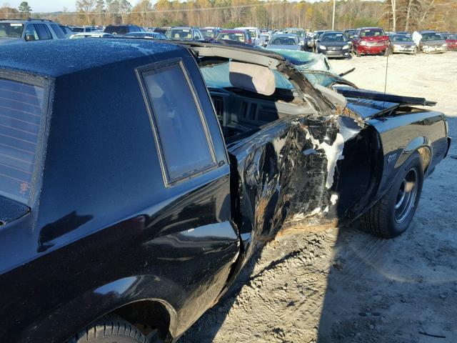 1G4GJ1178HP451124 - 1987 BUICK GDNATIONAL 黑色 照片 9