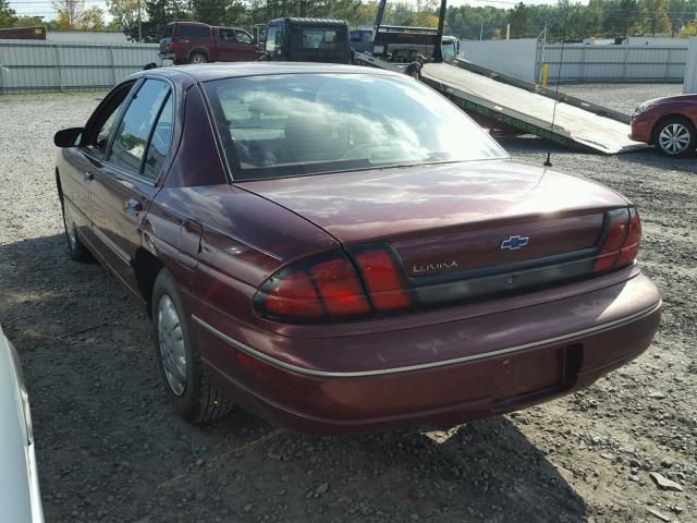 2G1WL52M7W9318722 - 1998 CHEVROLET LUMINA BAS მუქწითელი ფოტო 3