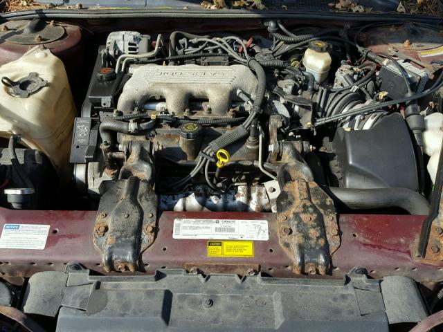 2G1WL52M7W9318722 - 1998 CHEVROLET LUMINA BAS მუქწითელი ფოტო 7