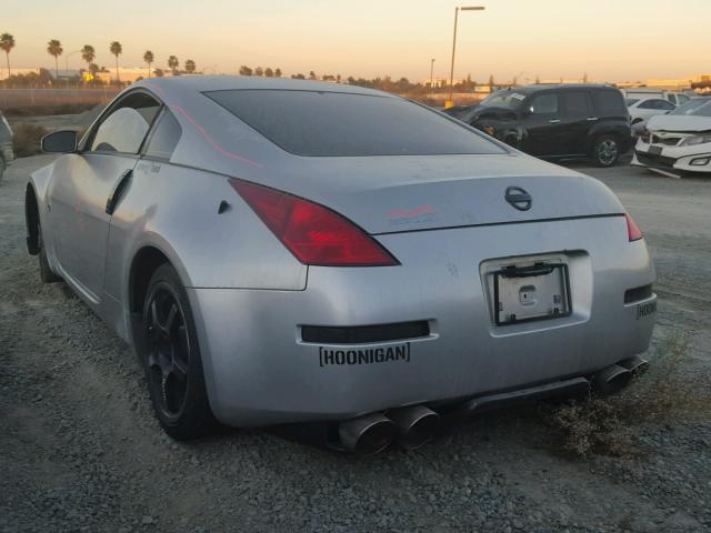 JN1AZ34D73T100966 - 2003 NISSAN 350Z COUPE SILVER photo 3