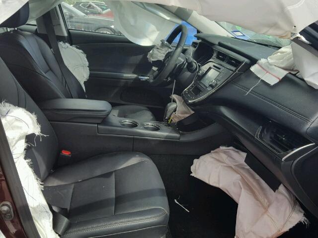 4T1BK1EB1JU288605 - 2018 TOYOTA AVALON XLE MAROON photo 5