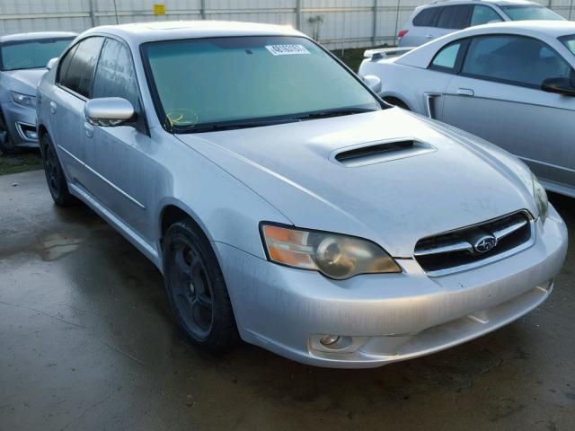 4S3BL676554213782 - 2005 SUBARU LEGACY GT SILVER photo 1