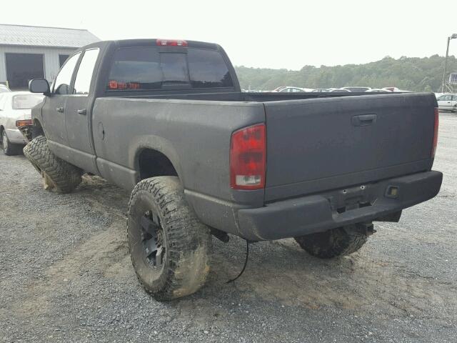3D7KU28C23G808749 - 2003 DODGE RAM 2500 S შავი ფოტო 3