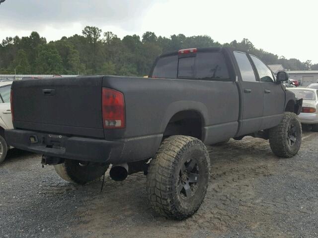 3D7KU28C23G808749 - 2003 DODGE RAM 2500 S შავი ფოტო 4