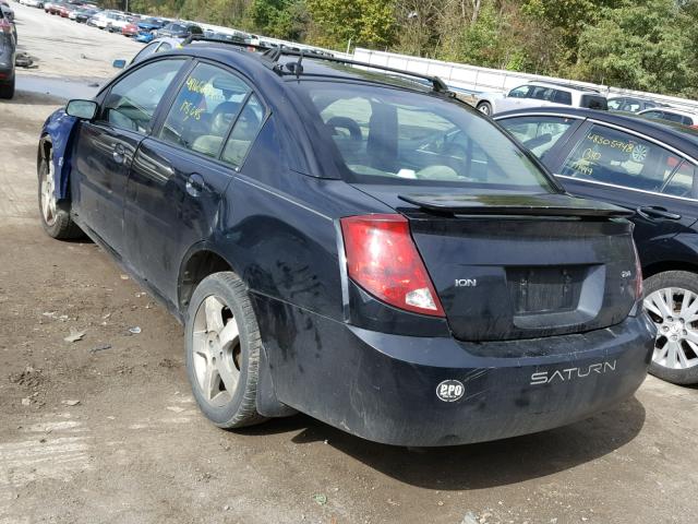 1G8AL55B07Z131450 - 2007 SATURN ION LEVEL BLACK photo 3