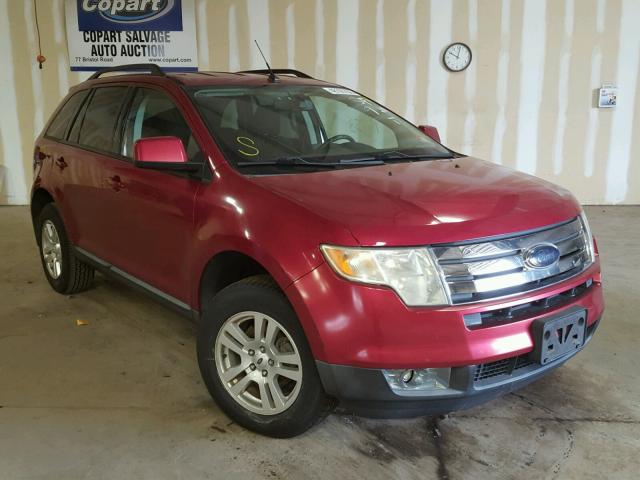 2FMDK38C97BB60443 - 2007 FORD EDGE SEL MAROON photo 1