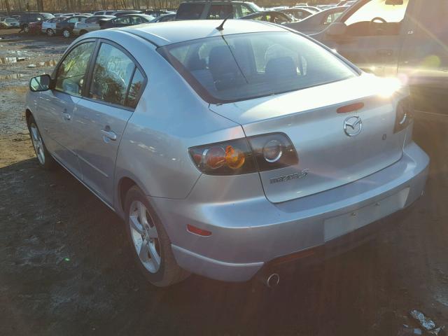 JM1BK324461479353 - 2006 MAZDA 3 S SILVER photo 3